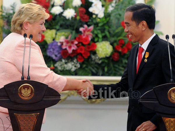 Jokowi Terima PM Norwegia