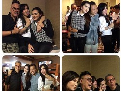 Ditanya Soal Foto Dipeluk Anang dan Ashanty, Syahrini Pilih Bungkam