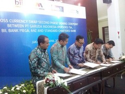Gandeng 4 Bank, Garuda Pakai Asuransi Valas Rp 1 Triliun