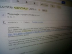 UGM Terima Laporan Dugaan Kebocoran Soal UN via Internet