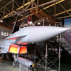 Ini Penampakan Jet Tempur Typhoon Yang Akan Diproduksi di Bandung