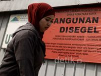 Proyek Gedung BJB Disegel
