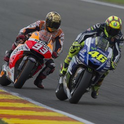 Dovizioso Menyodok, Marquez Tetap Anggap Rossi Sebagai Pesaing Terberat