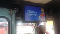 TV Iklan di Mikrolet Buat Sopir Tak Ugal-ugalan hingga Smart City