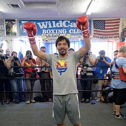 Film Tentang Masa Kecil Pacquiao Sambut Megaduel dengan Mayweather