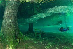 Aneh Tapi Nyata, Taman yang Bisa Tenggelam di Austria