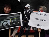 Aksi Kecam Eksekusi Mati Dua TKI