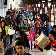 Tiket KA Arus Mudik Lebaran Ke Yogya Diserbu, Hanya Tinggal Tersisa 5%
