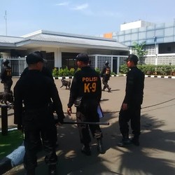 Sterilkan Bandara Halim, 3 Ekor Anjing K-9 Dikerahkan
