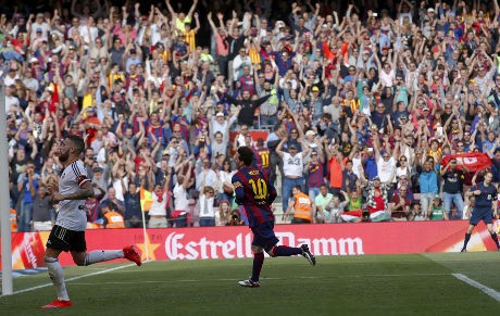 Messi Sudah 400 Gol untuk Barcelona