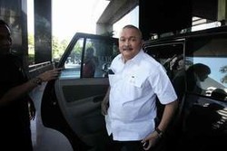 Alex Noerdin Pilih Tak Komentar Saat Ditanya Isu Adanya Fee di Proyek Wisma Atlet