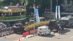 Suasana Bundaran HI Berangsur Padat, Tamu Negara Juga Sudah Mulai Melintas