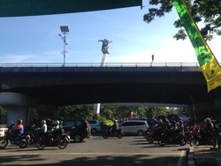 Peringatan KAA, Lalu Lintas di Pancoran dan Sekitarnya Lancar