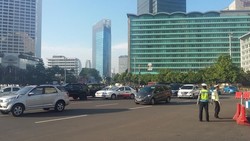 Peringatan KAA, Lalin Bundaran HI dan Sekitarnya Lengang