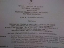 Ini Rotasi 33 Anggota Fraksi Golkar oleh Kubu Ical yang Disahkan Pimpinan DPR