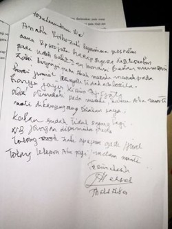 Surat Wasiat Pengusaha Korban Penculikan: Selesaikan Rp 400 Juta, Abah Dimarahi!