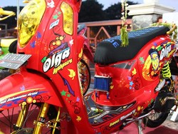 Honda Scoopy Dimodif untuk Kenang Olga Syahputra