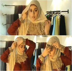 Tutorial Hijab untuk Hijabers dengan Bentuk Wajah Lonjong