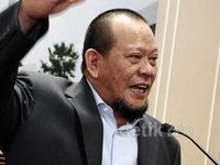 Gagal Temui Menpora, La Nyalla Datangi KONI Pusat
