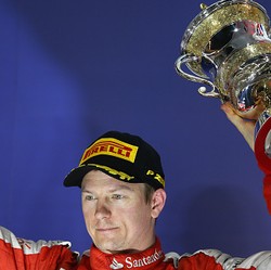 Momen Kembalinya Kimi ke Atas Podium