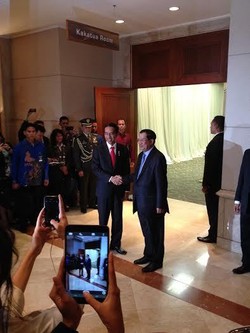 Usai PM Palestina, Jokowi Bertemu PM Kamboja