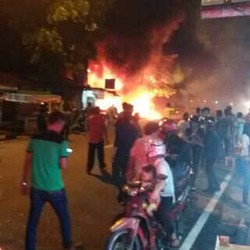 3 Ruko Terbakar di Pekanbaru, 4 Orang Tewas
