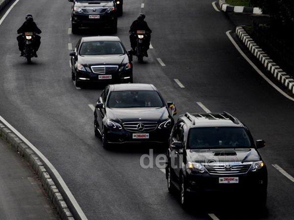 Begini Pengaturan Arus Saat Kepala Negara KAA Melintas