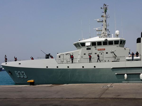KRI Rigel 933 Menuju Tanah Air