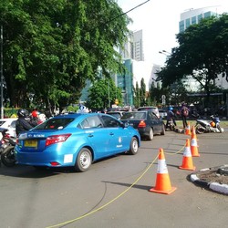 Imbas Jalan Sudirman Ditutup, Jalan Asia Afrika Semrawut