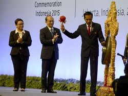 Begini Gaya Jokowi Jadi Co-Chair KTT Asia Afrika dengan Bahasa Indonesia