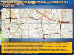 Ingat! Lalu Lintas Dialihkan, Jalan Protokol Jakarta Mulai Ditutup Pkl 06.30 WIB