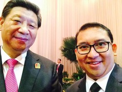 Fadli Zon Selfie dengan Raja Yordania, Mugabe dan Jinping di Sela KAA