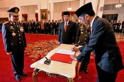 Kabar Komjen BG Wakapolri, Kapolri: Insya Allah, Nanti Sore Wakapolri Dilantik