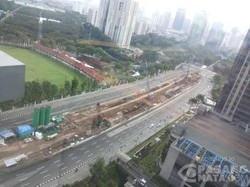 Dari Atas Gedung, Begini Penampakan Jl Sudirman yang Steril