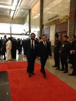 Pimpinan Parpol Hadiri Peringatan 60 Tahun KAA di JCC