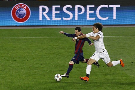 David Luiz: Barca Lebih Baik di Kedua Pertemuan dan Layak Lolos