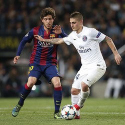 Aliran Serangan PSG Tersendat Berkat Keberhasilan Barca Mematikan Marco Verratti