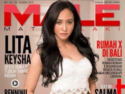 Ketika Lita Keysha Tampil Hot di Cover Majalah Dewasa