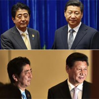 Pertemuan Xi Jinping dan Shinzo Abe, Tegang di China Santai di Jakarta