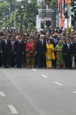 Jokowi, Xi Jinping dan Raja Mswati III Teken Bandung Message, ini Isinya