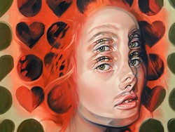 Perhatikan! Lukisan Queen of Double Eyes Ini Bikin Pusing