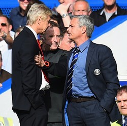 Arsenal vs Chelsea: Wenger Patahkan Rekor Buruk atau Mourinho Lanjutkan Dominasi?