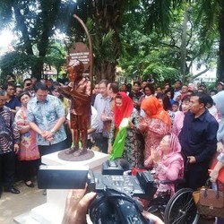 Resmikan Patung Gus Dur Kecil, Ahok: Ini Inspirasi bagi Anak-anak