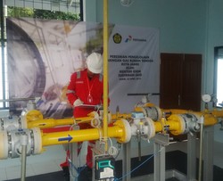 4.000 Rumah di 2 Kelurahan Kota Jambi Tersambung Jaringan Gas Kota