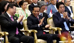 Kata Jokowi soal Kedekatannya dengan Xi Jinping dan Abe di Peringatan KAA