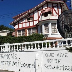 Protes Eksekusi Mati Sergei, Wisma Konjen RI Noumea Dicoret-coret