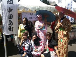 Gadis Kimono & Aneka Keseruan di Festival of Nation, Bandung