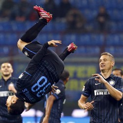 Biru Hitam Akhiri Catatan Tak Pernah Menang Atas Roma Sejak 2011