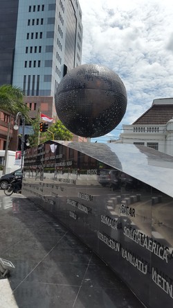 Nama-nama Negara di Monumen Asia Afrika Ternyata Tak Raib, hanya Diamankan