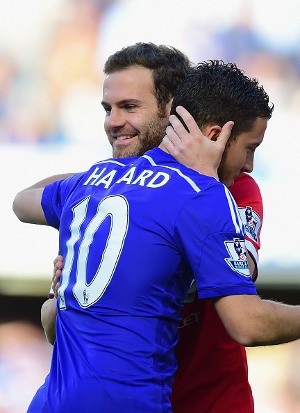 Mata Beri Selamat pada De Gea dan Hazard